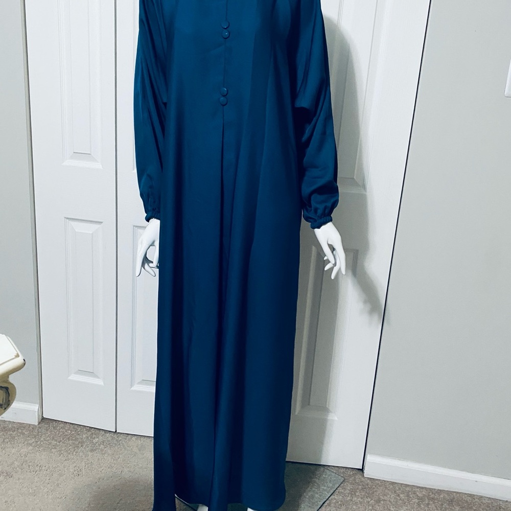 Elegant Teal maxi abaya